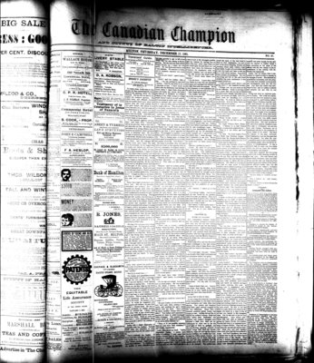 Canadian Champion (Milton, ON), 17 Dec 1891