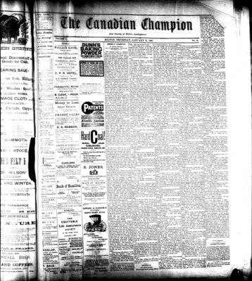 Canadian Champion (Milton, ON), 21 Jan 1892