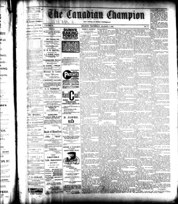 Canadian Champion (Milton, ON), 3 Mar 1892