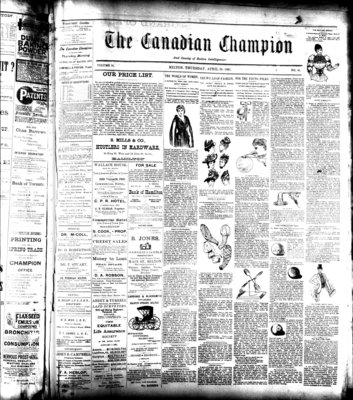 Canadian Champion (Milton, ON), 28 Apr 1892