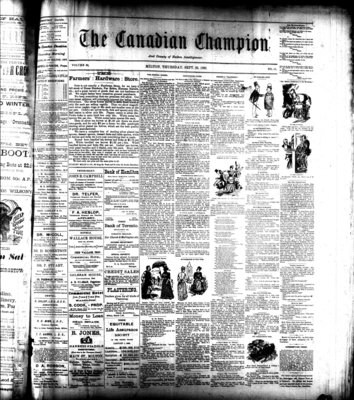 Canadian Champion (Milton, ON), 22 Sep 1892