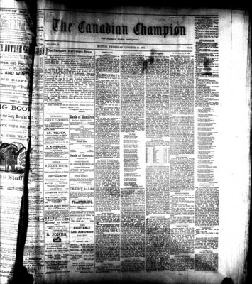 Canadian Champion (Milton, ON), 27 Oct 1892