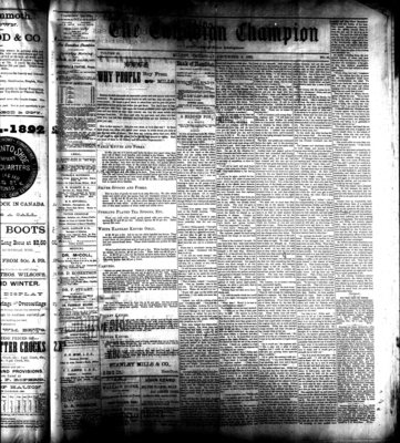 Canadian Champion (Milton, ON), 8 Dec 1892