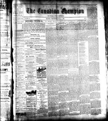 Canadian Champion (Milton, ON), 6 Jul 1893