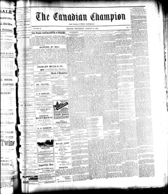 Canadian Champion (Milton, ON), 24 Aug 1893