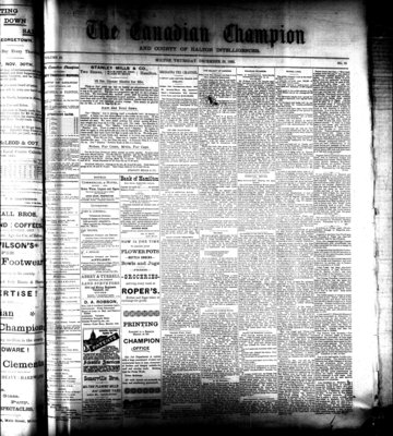 Canadian Champion (Milton, ON), 28 Dec 1893