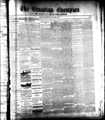 Canadian Champion (Milton, ON), 4 Jan 1894