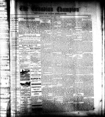 Canadian Champion (Milton, ON), 11 Jan 1894