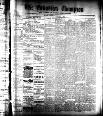 Canadian Champion (Milton, ON), 8 Feb 1894