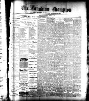 Canadian Champion (Milton, ON), 8 Mar 1894