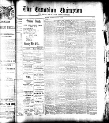 Canadian Champion (Milton, ON), 12 Jul 1894