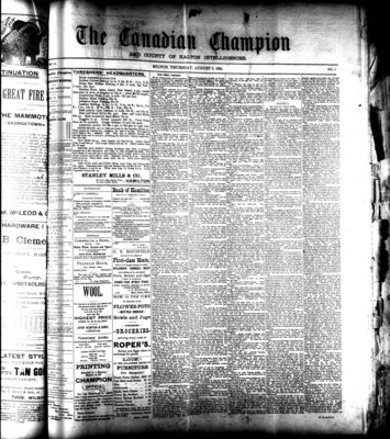 Canadian Champion (Milton, ON), 2 Aug 1894