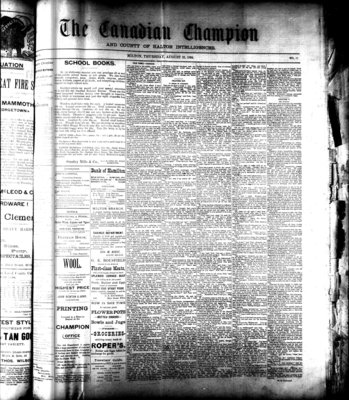 Canadian Champion (Milton, ON), 23 Aug 1894