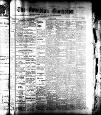 Canadian Champion (Milton, ON), 20 Sep 1894