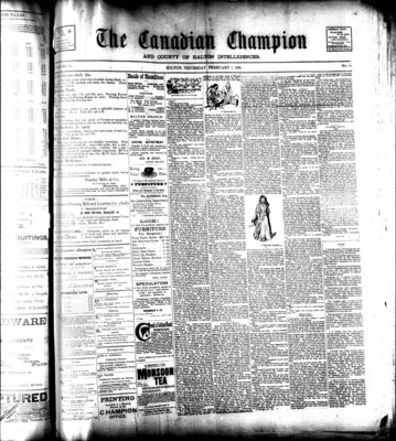 Canadian Champion (Milton, ON), 7 Feb 1895