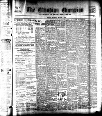 Canadian Champion (Milton, ON), 8 Aug 1895