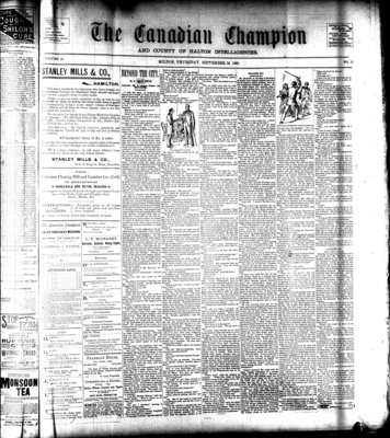 Canadian Champion (Milton, ON), 26 Sep 1895