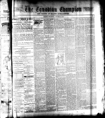 Canadian Champion (Milton, ON), 24 Oct 1895