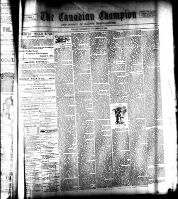 Canadian Champion (Milton, ON), 28 Nov 1895