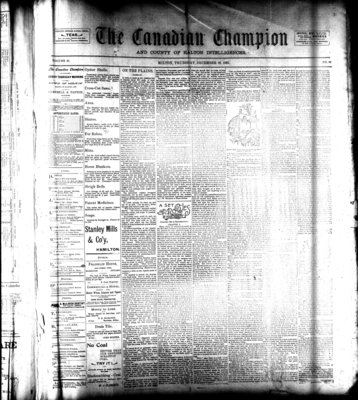 Canadian Champion (Milton, ON), 26 Dec 1895