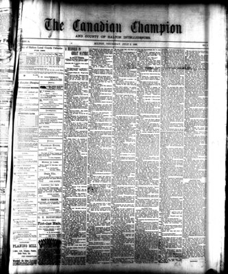 Canadian Champion (Milton, ON), 2 Jul 1896