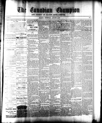 Canadian Champion (Milton, ON), 6 Aug 1896