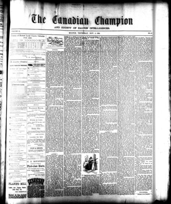 Canadian Champion (Milton, ON), 5 Nov 1896