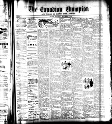 Canadian Champion (Milton, ON), 11 Nov 1897