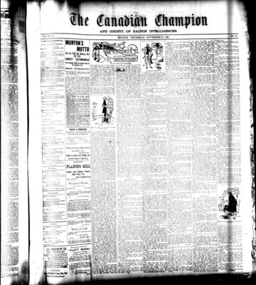 Canadian Champion (Milton, ON), 25 Nov 1897