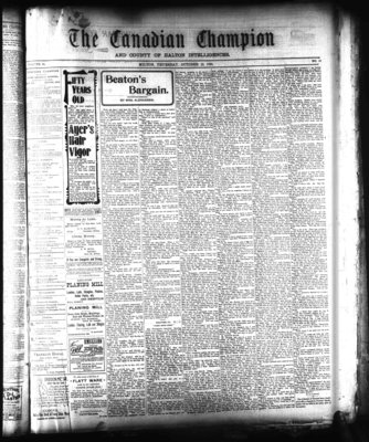 Canadian Champion (Milton, ON), 13 Oct 1898