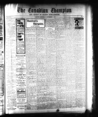 Canadian Champion (Milton, ON), 3 Nov 1898