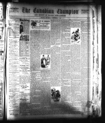 Canadian Champion (Milton, ON), 7 Dec 1899