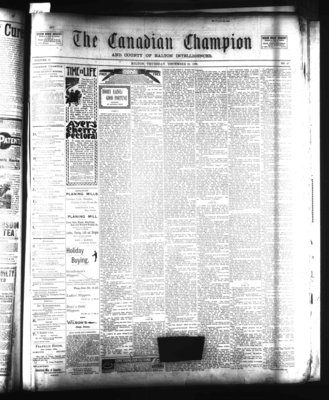 Canadian Champion (Milton, ON), 28 Dec 1899