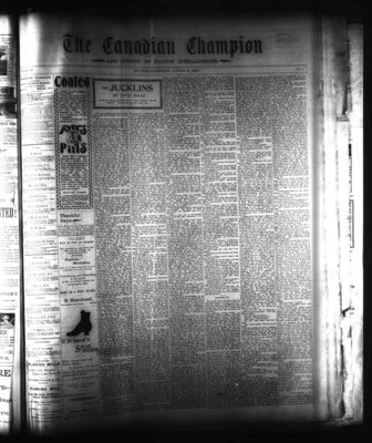 Canadian Champion (Milton, ON), 9 Aug 1900