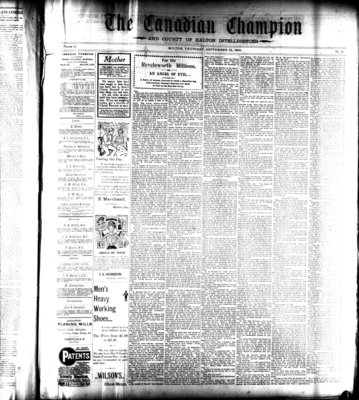 Canadian Champion (Milton, ON), 12 Sep 1901