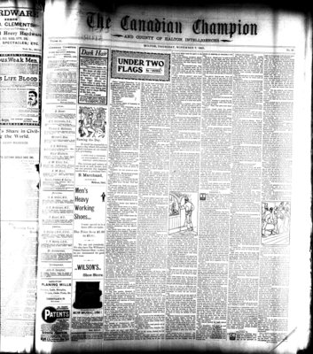 Canadian Champion (Milton, ON), 7 Nov 1901