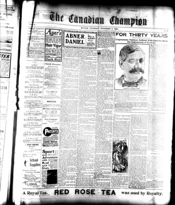 Canadian Champion (Milton, ON), 5 Nov 1903