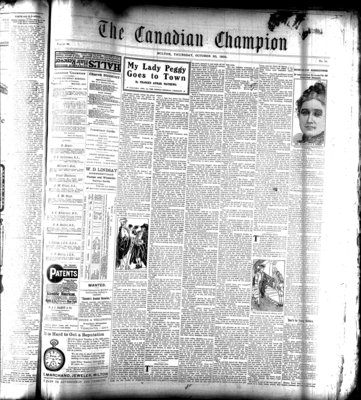 Canadian Champion (Milton, ON), 20 Oct 1904