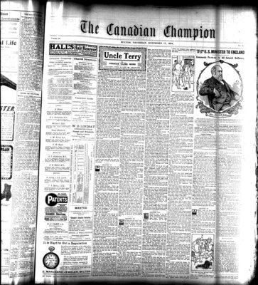 Canadian Champion (Milton, ON), 17 Nov 1904