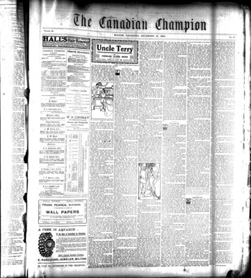 Canadian Champion (Milton, ON), 15 Dec 1904