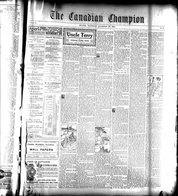 Canadian Champion (Milton, ON), 22 Dec 1904