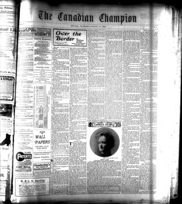 Canadian Champion (Milton, ON), 10 Aug 1905