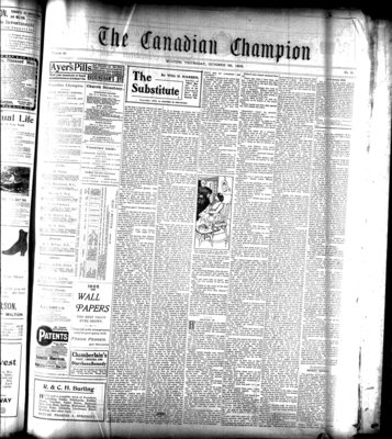 Canadian Champion (Milton, ON), 26 Oct 1905