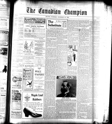 Canadian Champion (Milton, ON), 23 Nov 1905