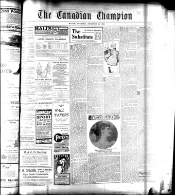 Canadian Champion (Milton, ON), 28 Dec 1905