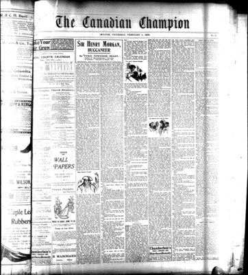 Canadian Champion (Milton, ON), 8 Feb 1906