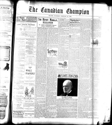 Canadian Champion (Milton, ON), 22 Feb 1906