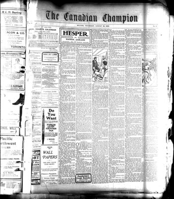 Canadian Champion (Milton, ON), 23 Aug 1906