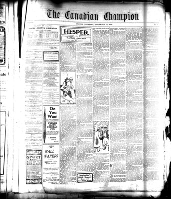 Canadian Champion (Milton, ON), 13 Sep 1906