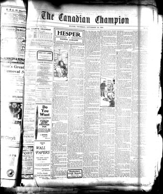 Canadian Champion (Milton, ON), 20 Sep 1906